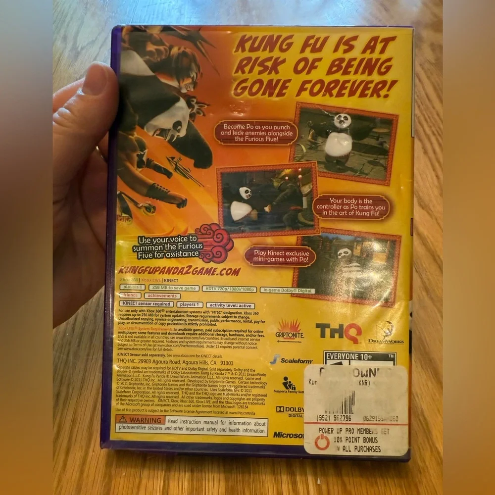 Kung Fu Panda 2 Xbox 360 Game